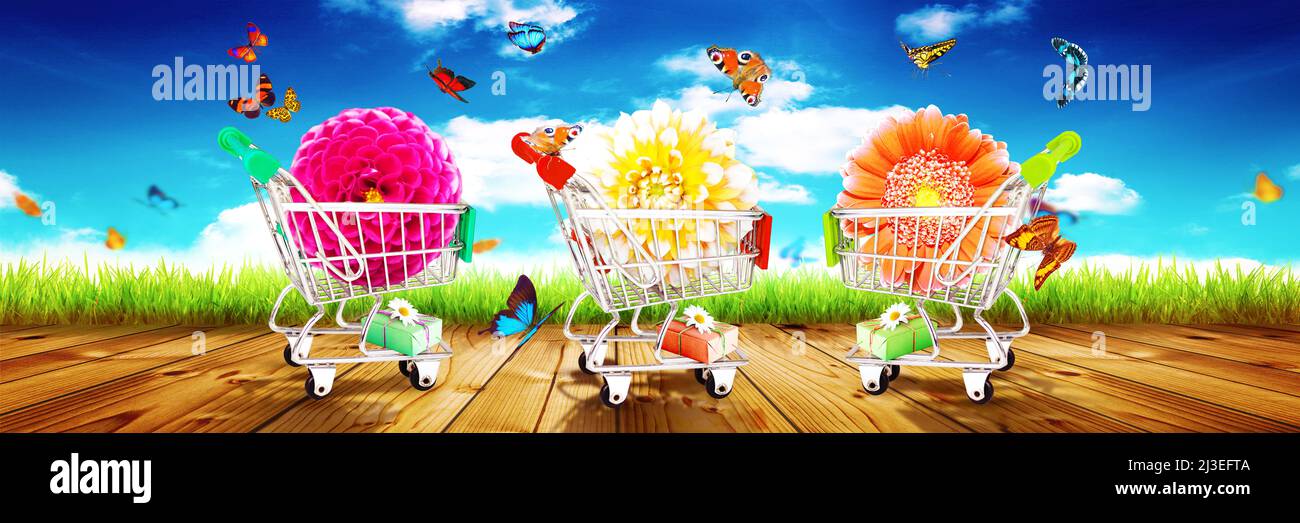 Concept For Flower Delivery, Valentines Day, Mothers Day Or International Womens Day Image446584720