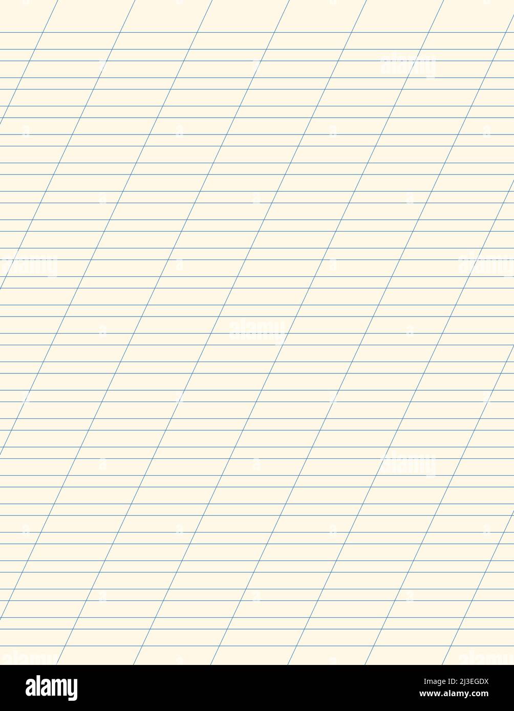 Graph paper. Printable lined grid paper with color horisontal, diagonal lines. Geometric pattern
