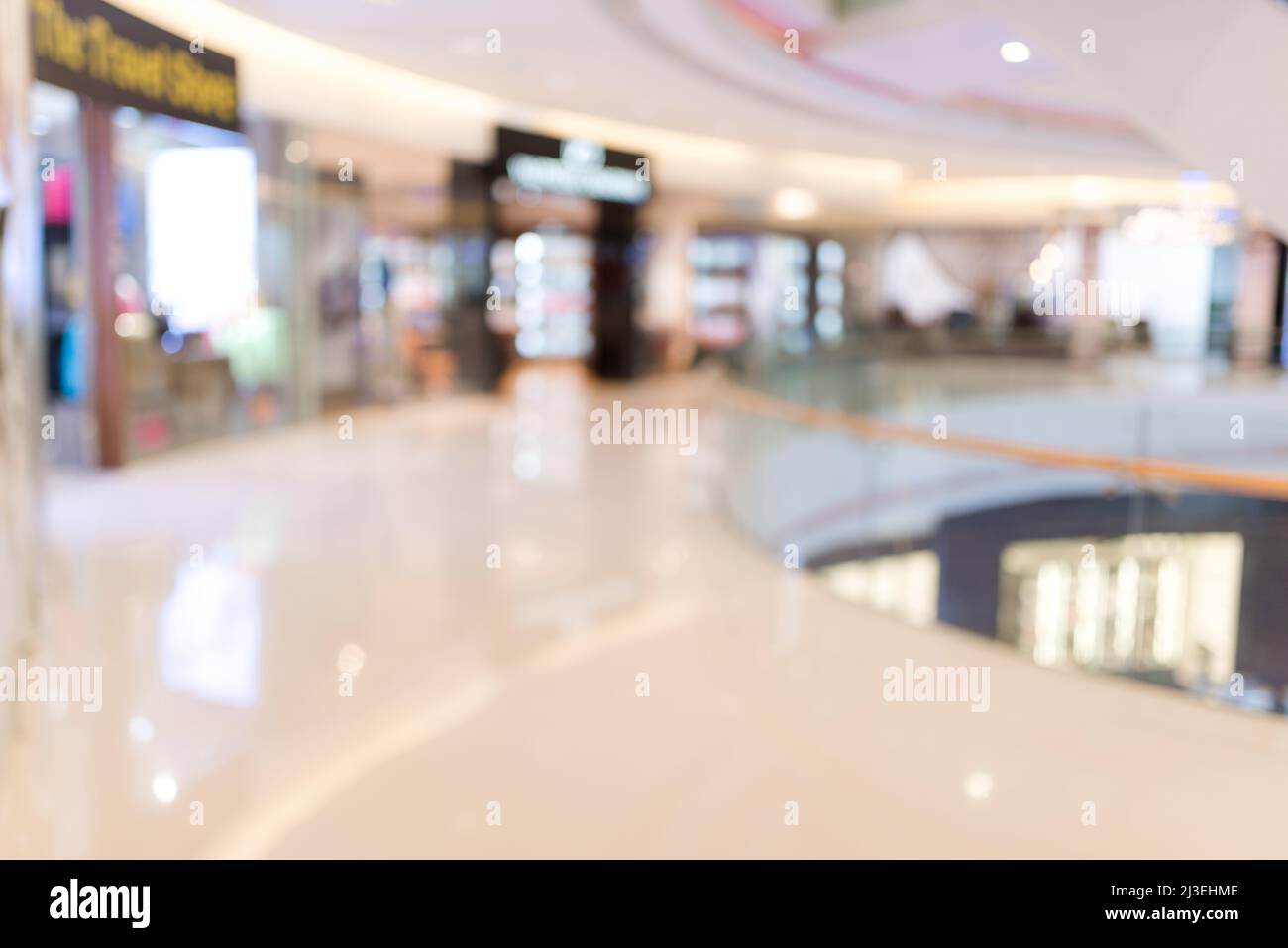 Internal view of the Crescent Mall shopping center Stock Photo