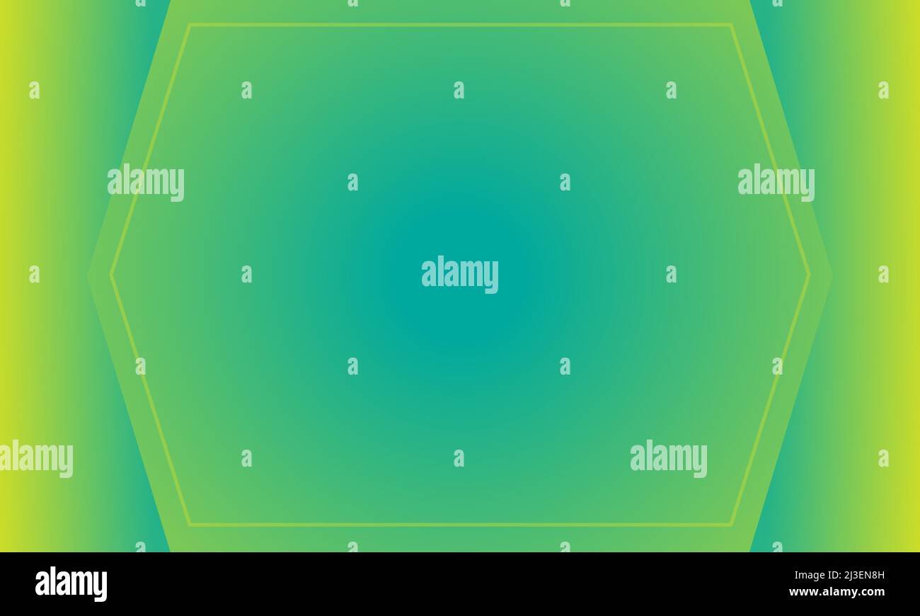 Green yellow gradient abstract background Stock Vector
