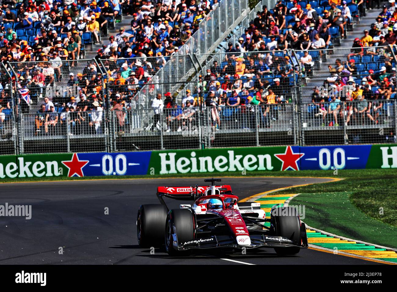 Melbourne, Australia. 08th Apr, 2022. Valtteri Bottas (FIN) Alfa Romeo F1 Team C42. 08.04.2022