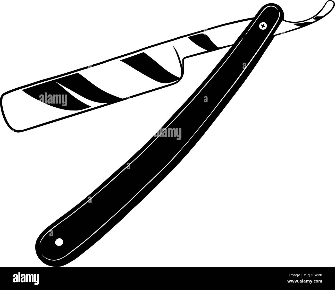 Straight razor. Vector illustration Stock Vector Image & Art Alamy