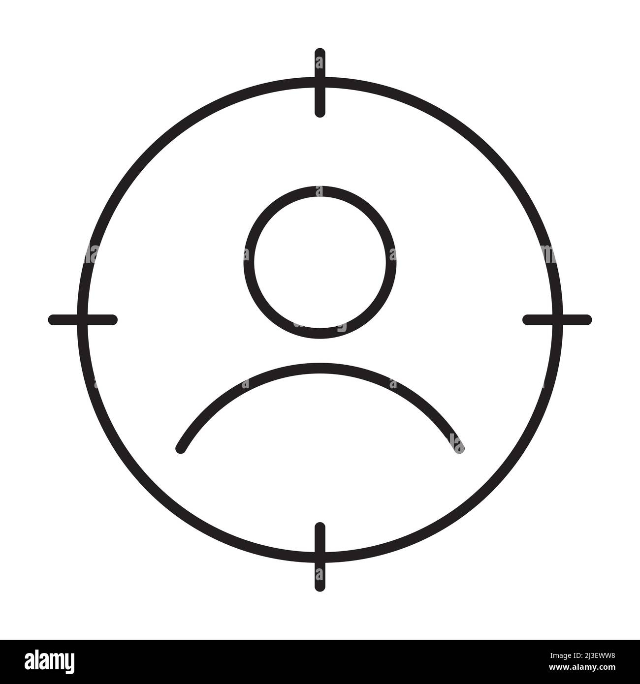 customer focus icon vector for graphic design, logo, website, social ...
