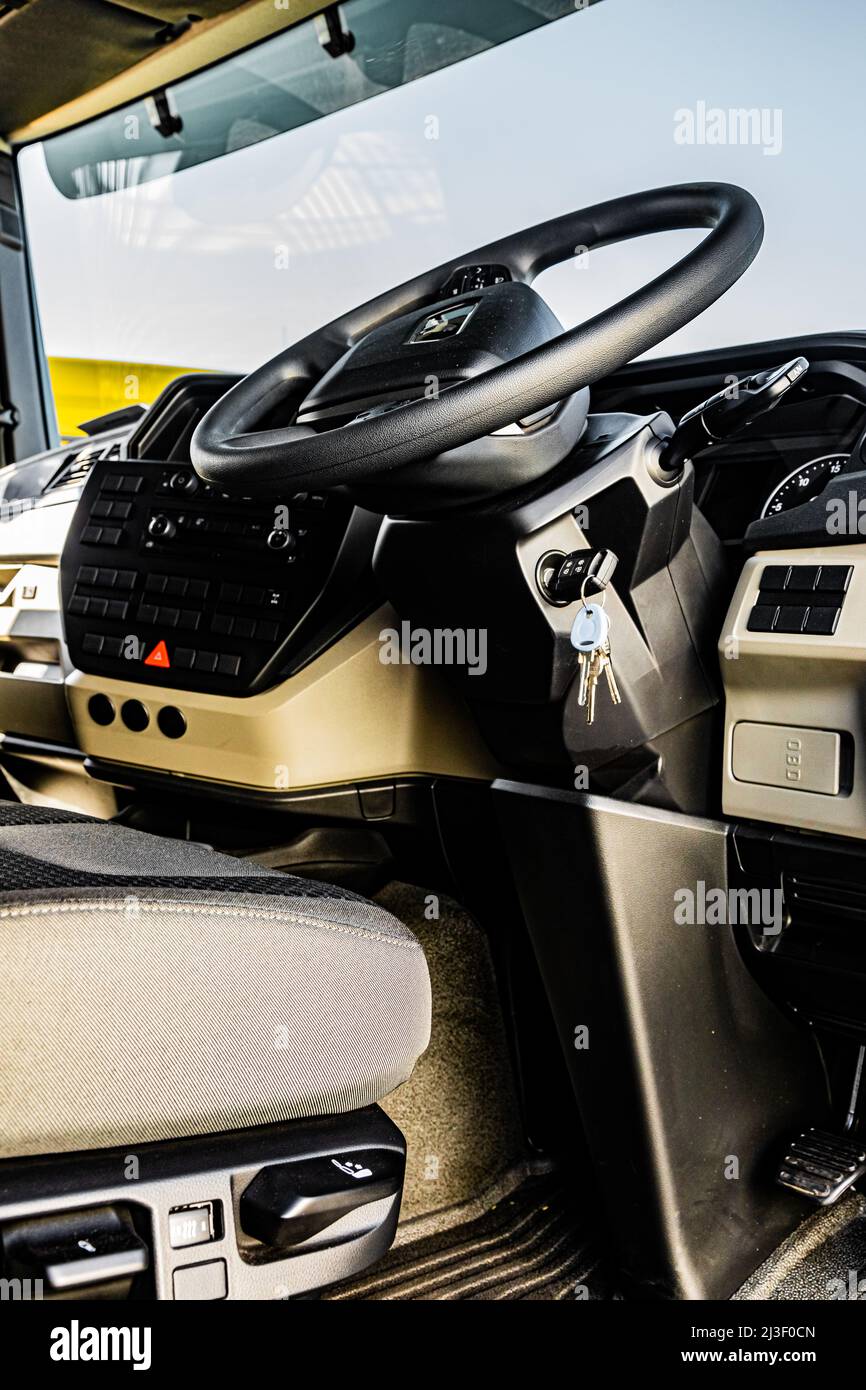 Cape Town, South Africa February 17, 2022 Steering Wheel and