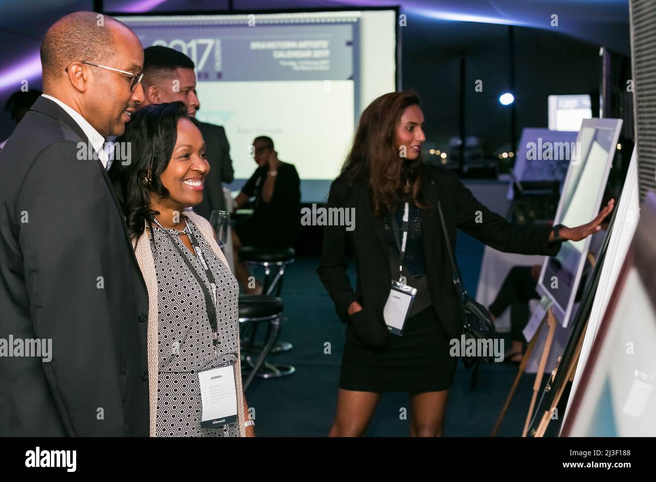 Johannesburg, South Africa February 16, 2017 Diverse people looking