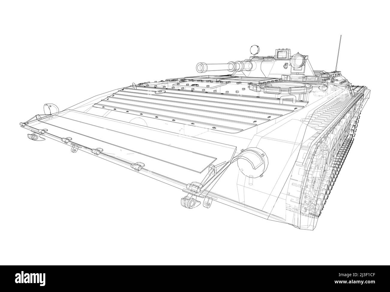 Infantry fighting vehicle. Vector Stock Vector Image & Art - Alamy