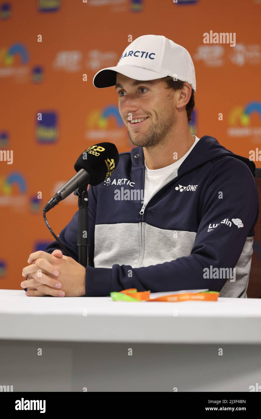 Casper Rudd Home MIAMI GARDENS, FLORIDA - APRIL 01: Casper Rudd of Norway at the Miami ...