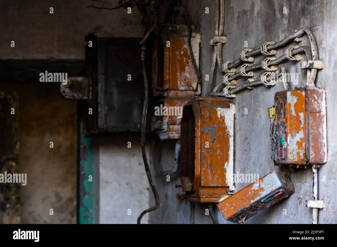 Old electrical fuse box hires stock photography and images Alamy
