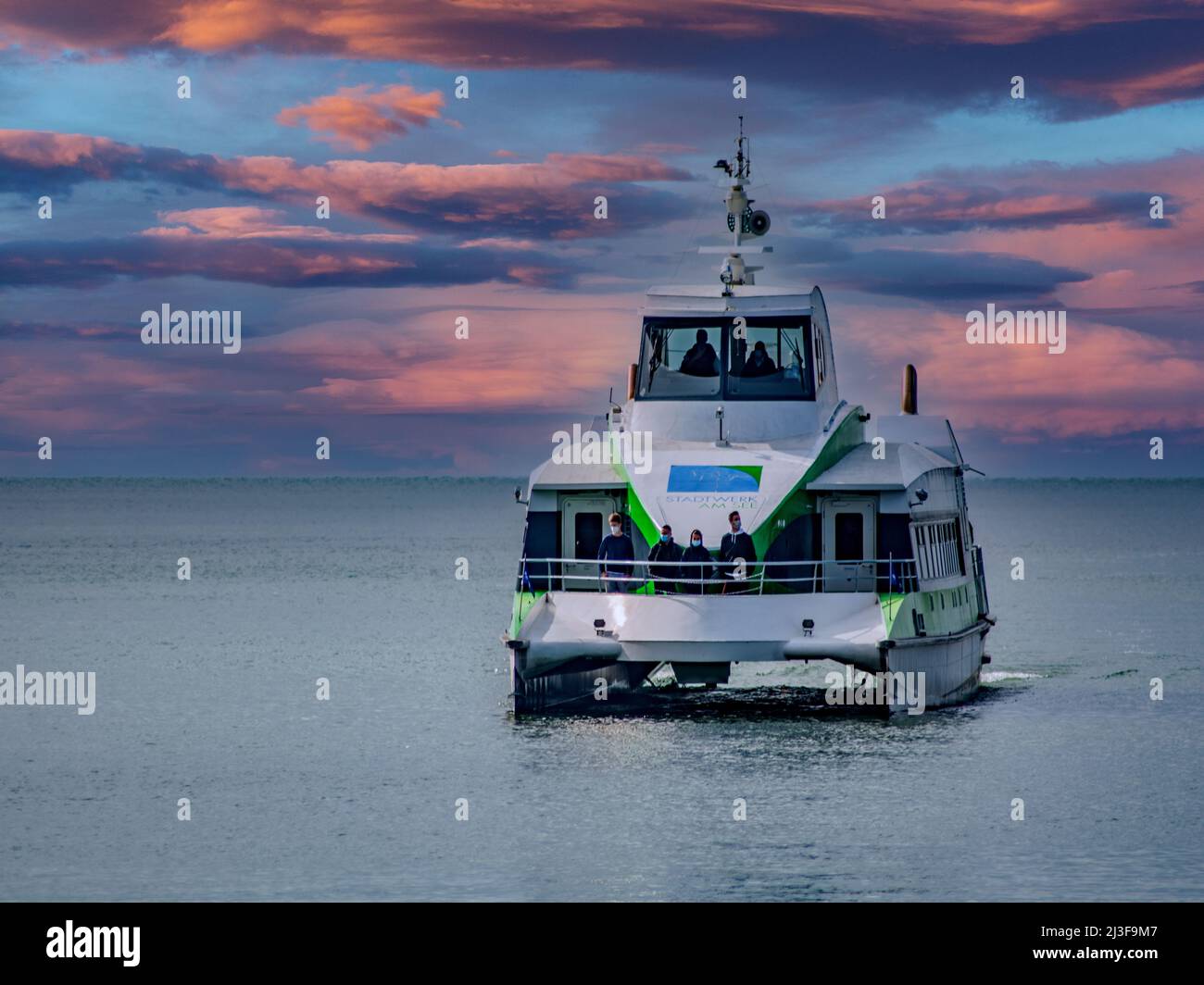 LAKE CONSTANCE : The Catamaran Stock Photo