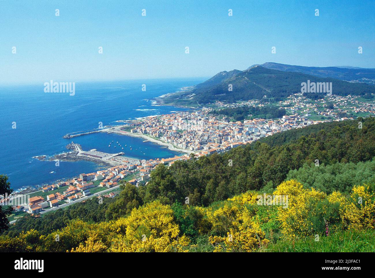 Overview from Monte Castro. La Guardia, Pontevedra province, Galicia, Spain. Stock Photo