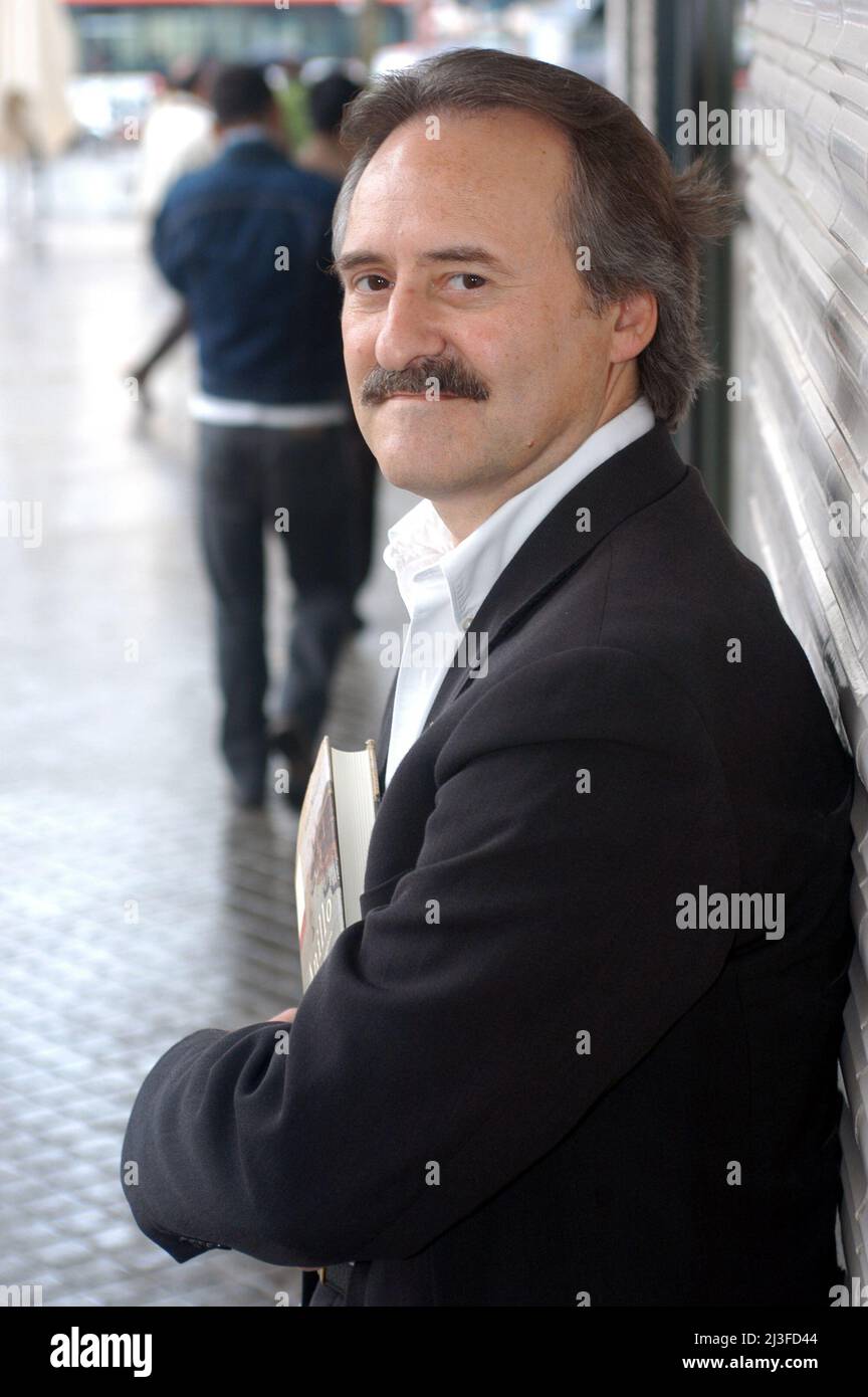 Jorge Molist, Spanish writer Stock Photo