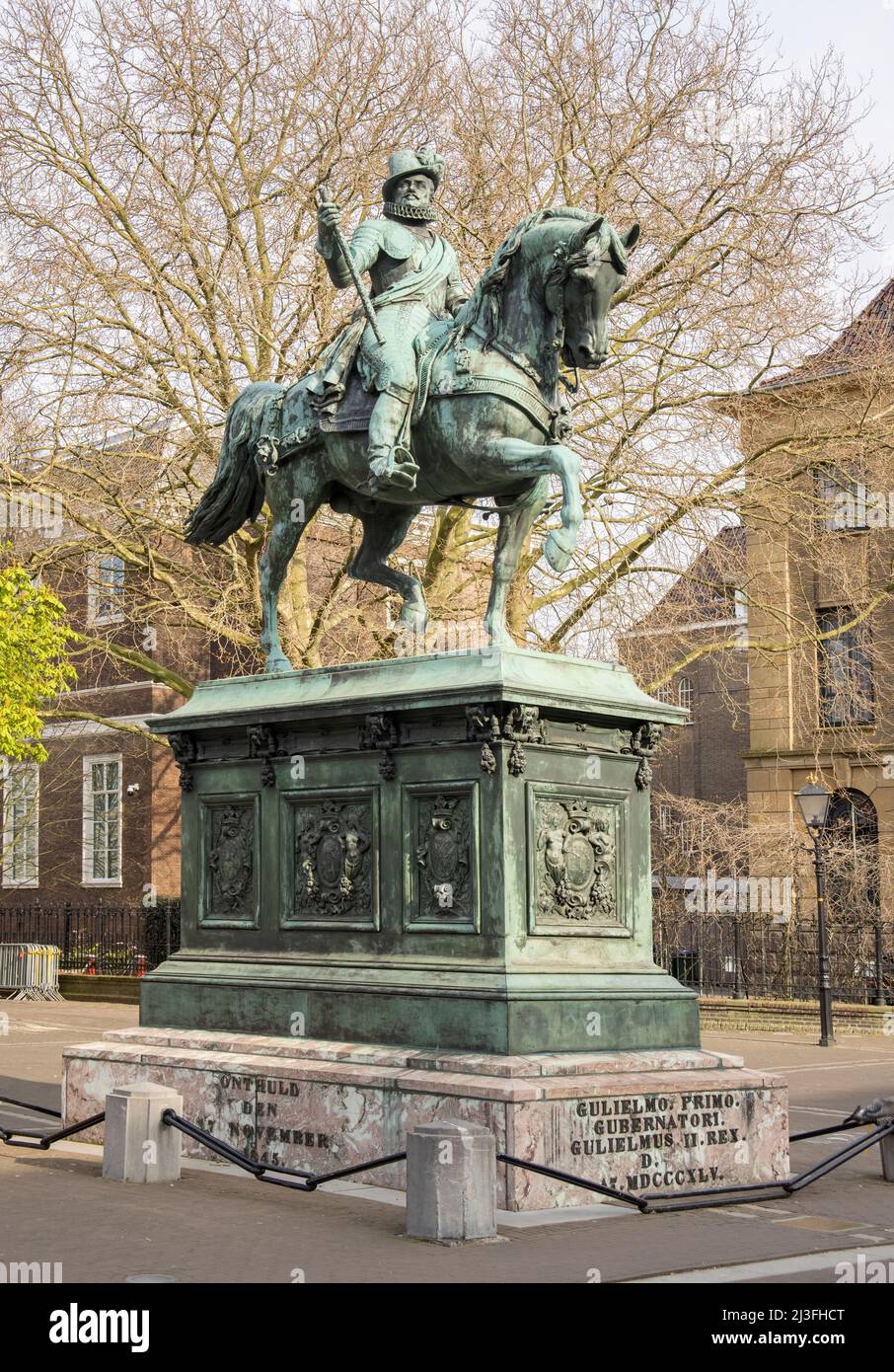 Equestrian Statue of William of Orange in the hague Netherlands Stock Photo Alamy