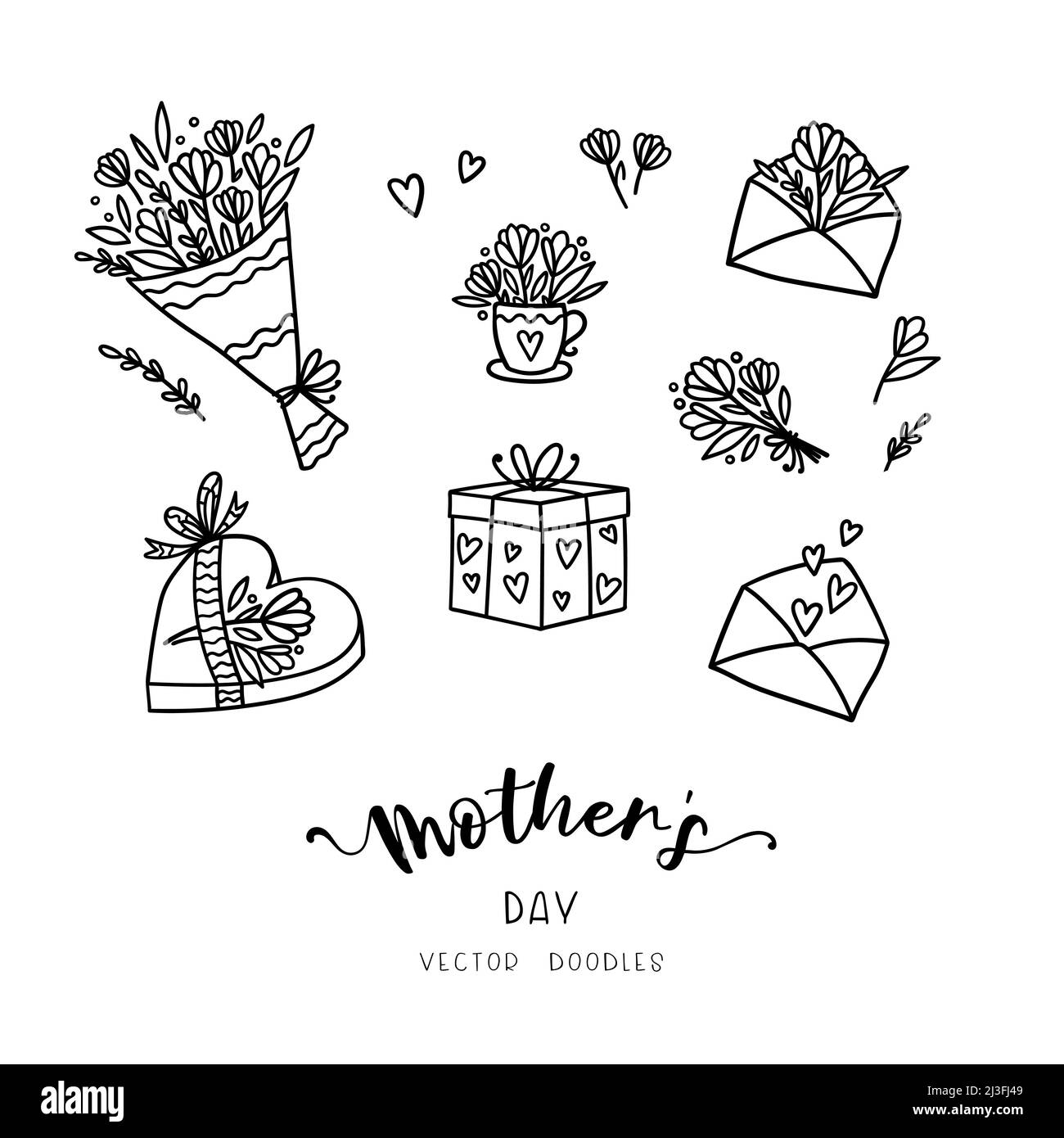 Mother's on sale day doodle