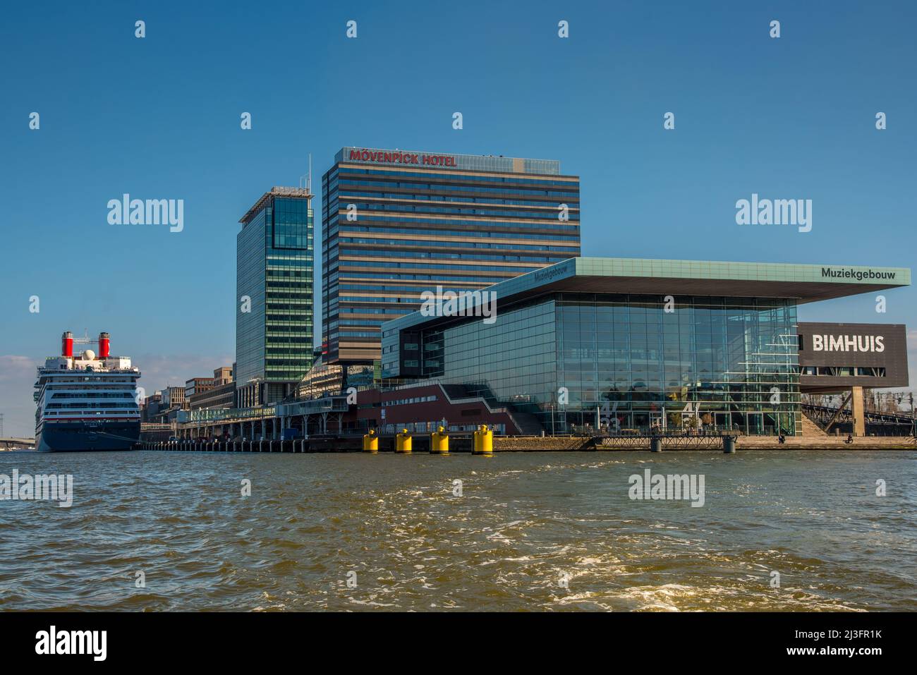 Amsterdam, Netherlands, April 2022. The Bimhuis and the Cruise ...