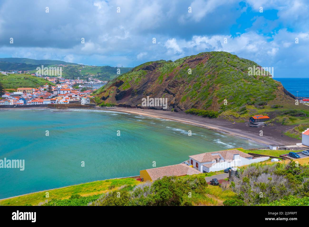 Porto Pim beach (Praia Do Porto Pim) in Horta, Faial island, Azores Stock  Photo - Alamy