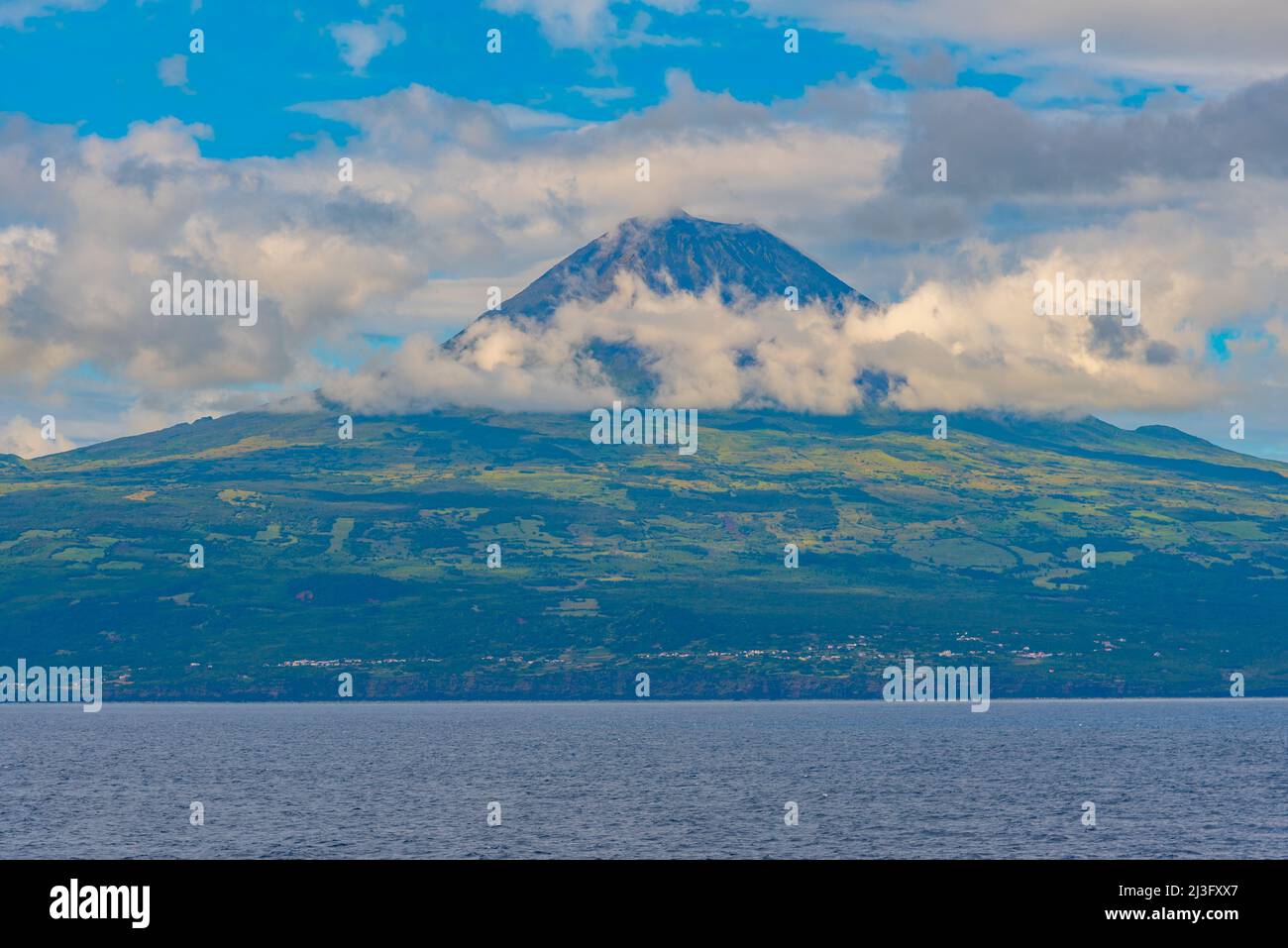 Pico mountain in Azores, Portugal Stock Photo Alamy