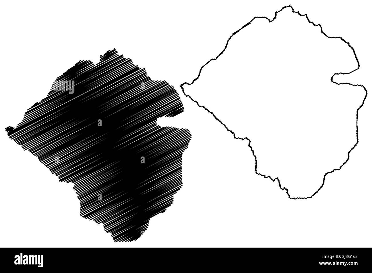 Isle of rum map Black and White Stock Photos & Images Alamy