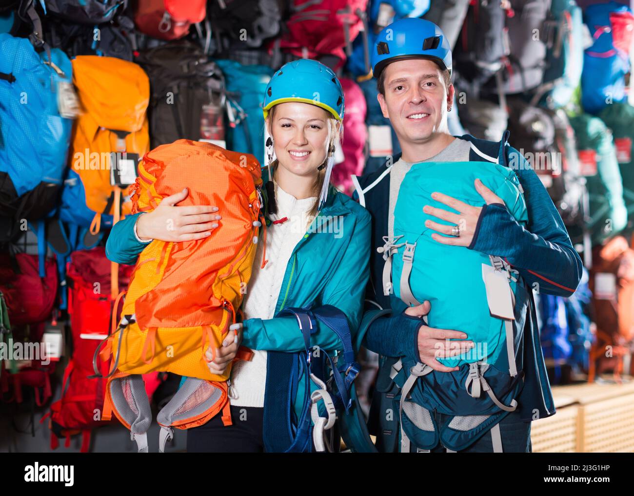 Female sports equipment shop hires stock photography and images Alamy