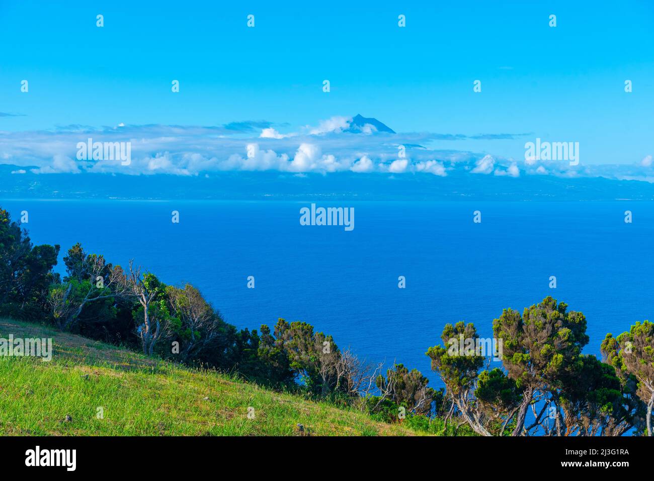 Pico mountain in Azores, Portugal Stock Photo Alamy
