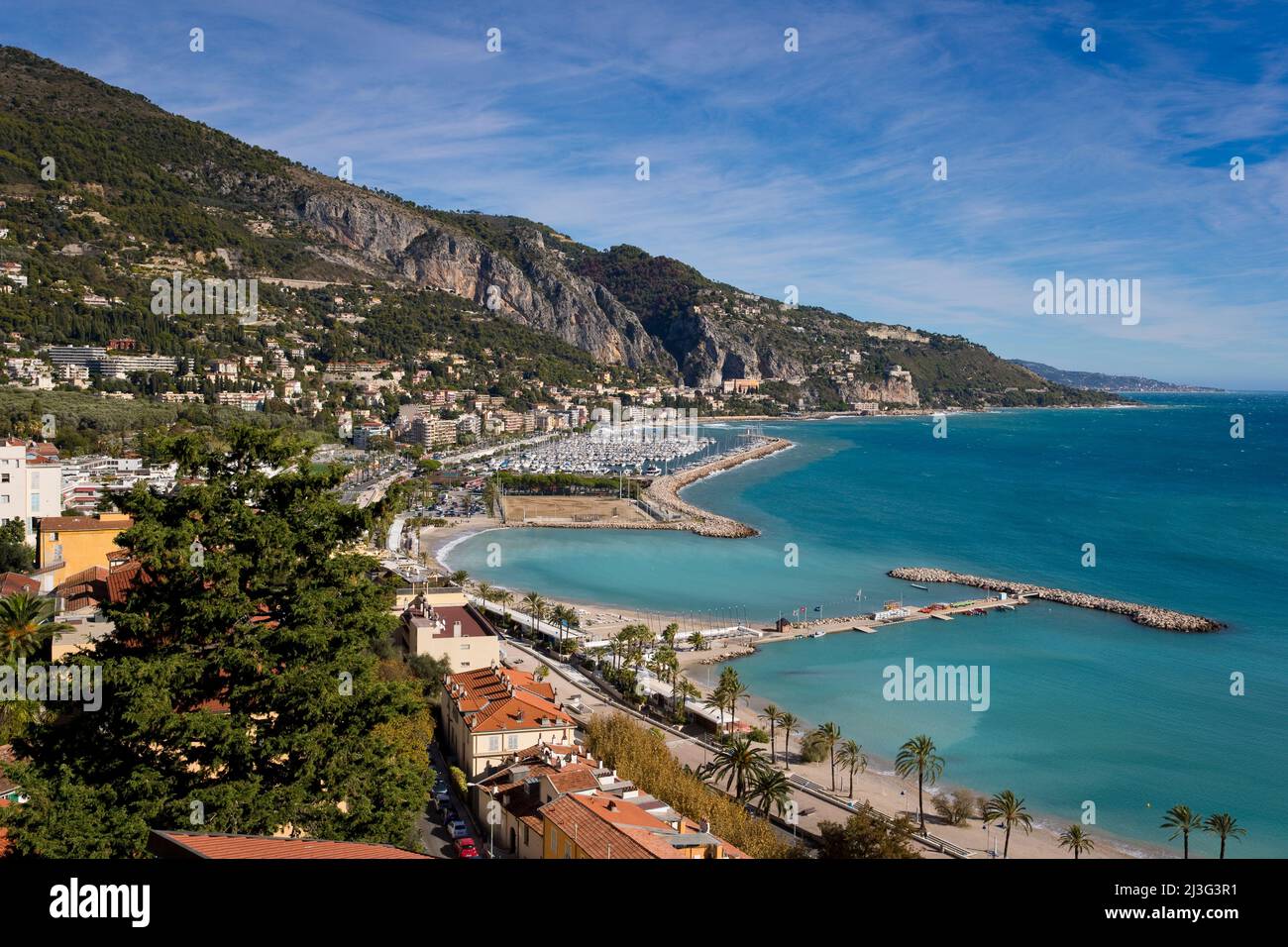 Menton, French Riviera, France Stock Photo