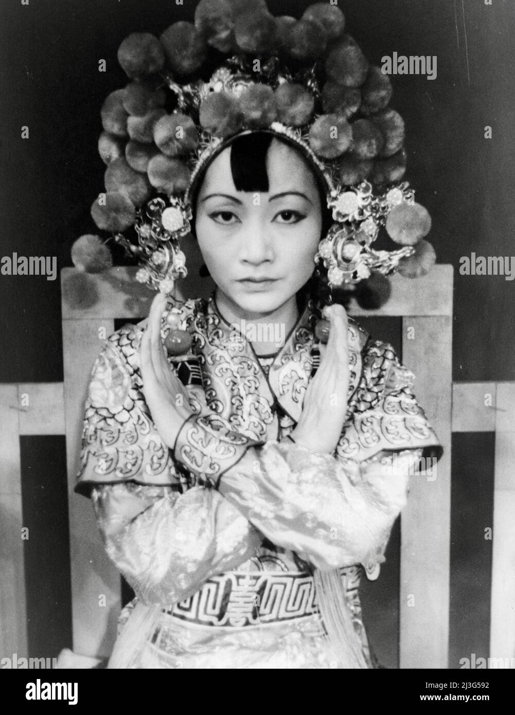 Carl Van Vechten - Anna May Wong as Princess Turandot in the Puccini opera - 1937 Stock Photo