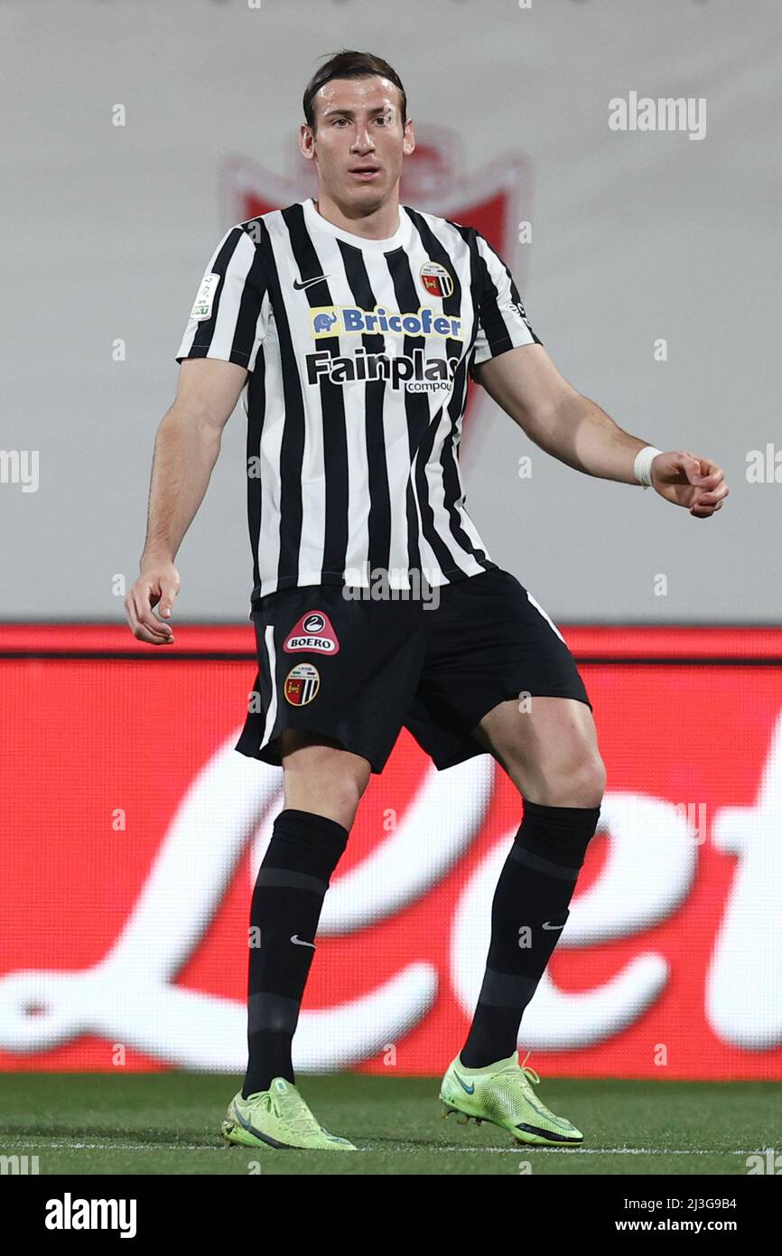 Federico Baschirotto (Ascoli Calcio 1898) in action during AC Monza vs
