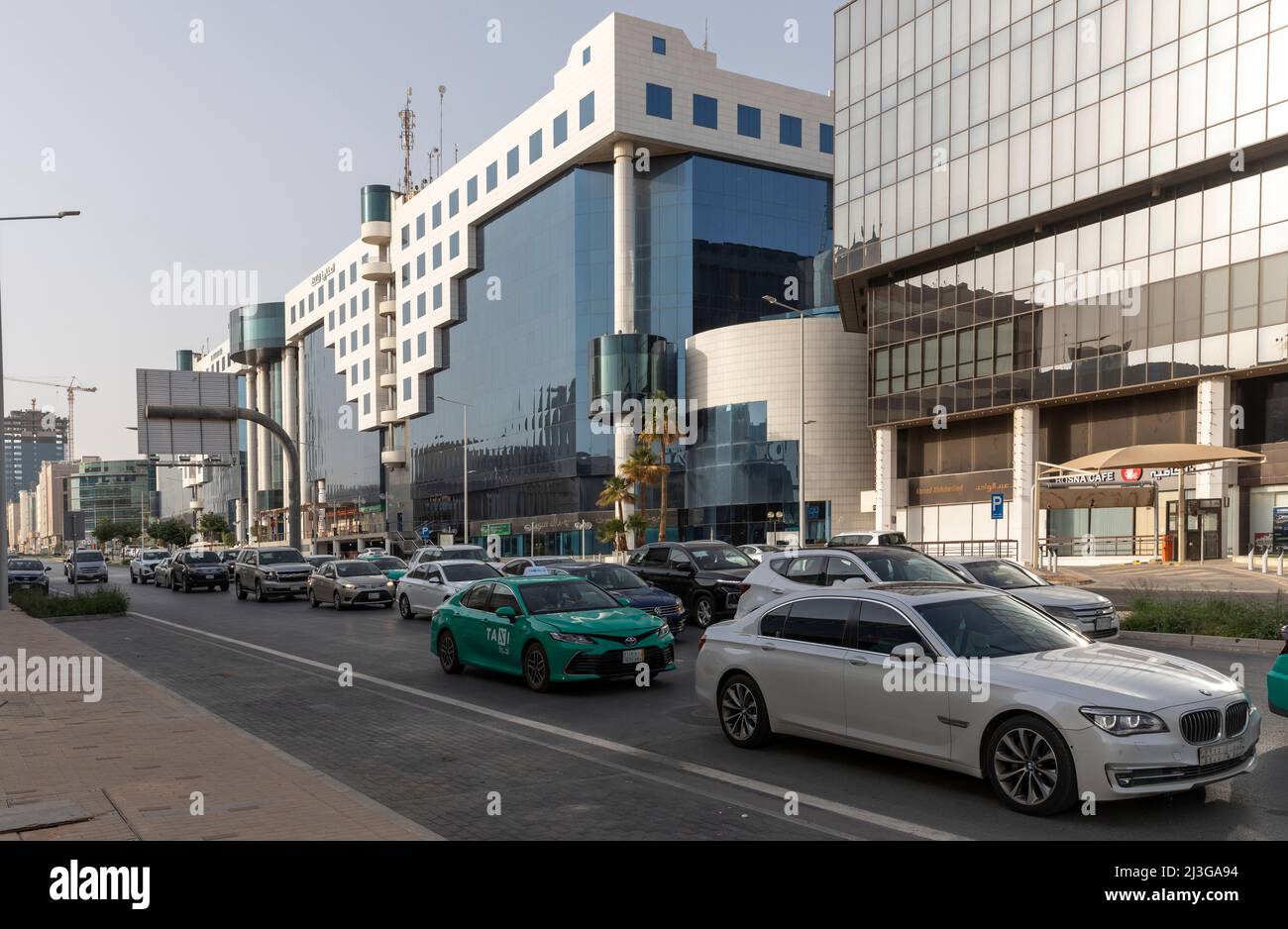 Riyadh, Saudi Arabia, 1st April 2022: street picture of Riyadh Stock Photo