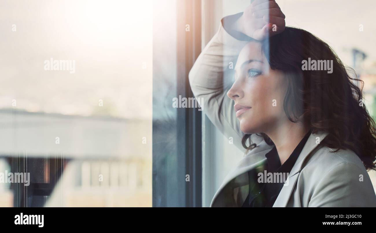Sad woman feeling upset indoor hi-res stock photography and images - Alamy