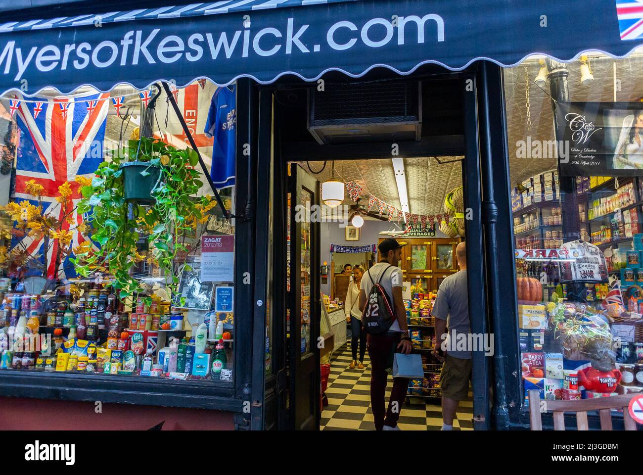 New York, NY, USA, English Deli, Delicatessan Shop 'Myers of Keswick' Stock Photo