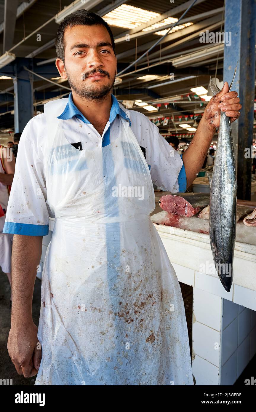 Dubai. UAE. The Fish Market Stock Photo Alamy
