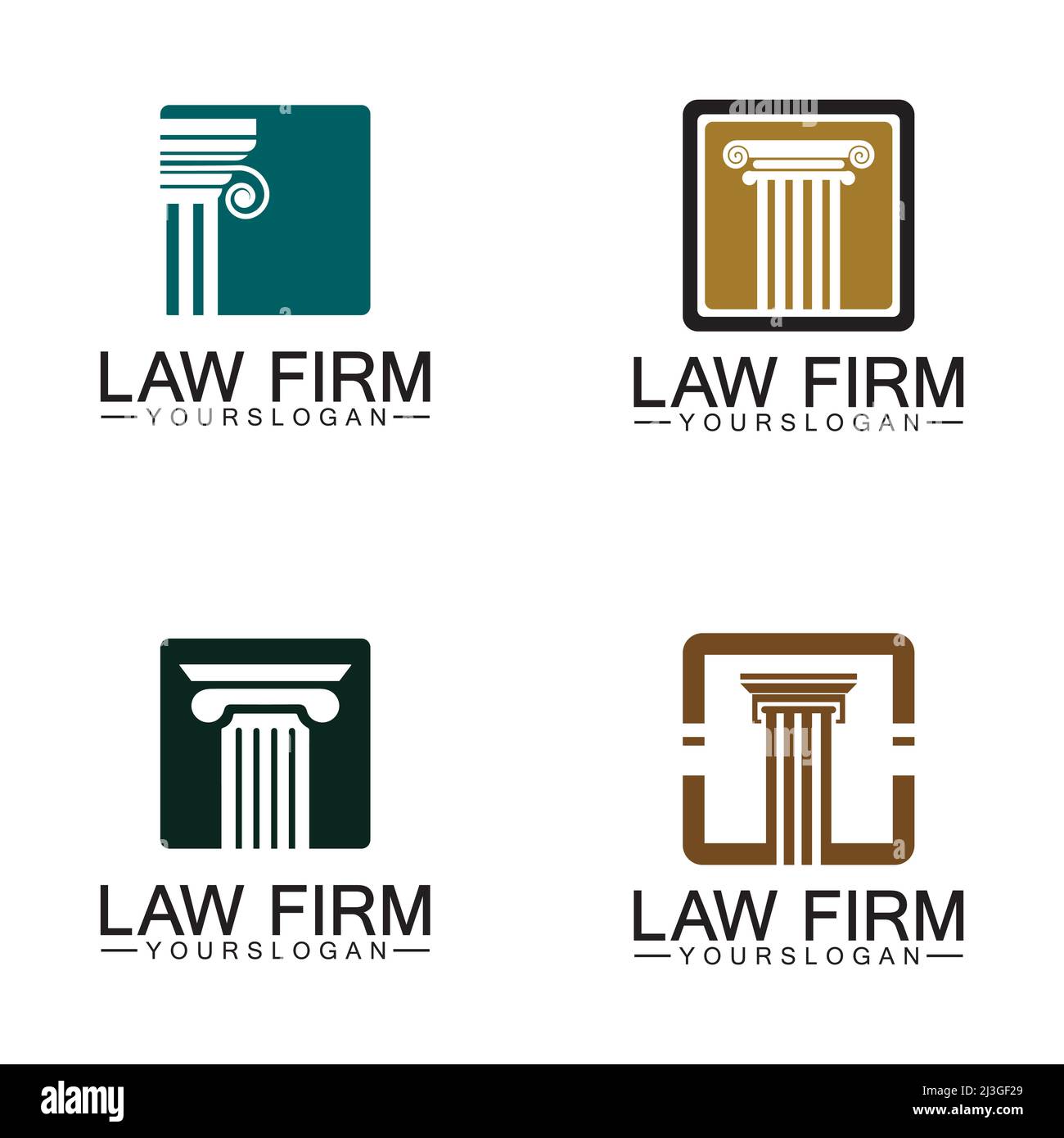 Law Firm Pillar Logo Template-Vector Stock Vector Image & Art - Alamy