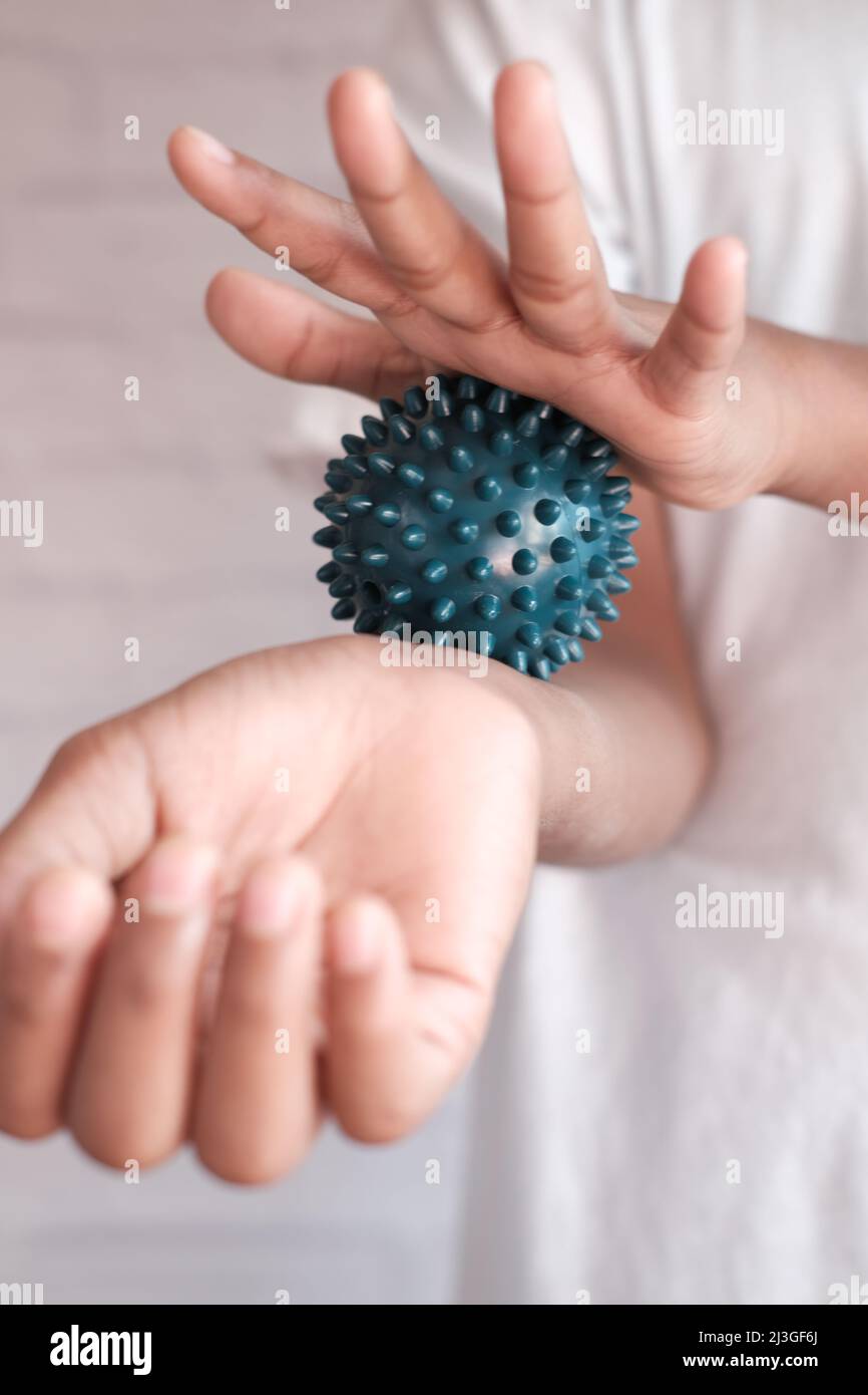 Hand and Finger Strengthening Exercises Stock Photo Alamy