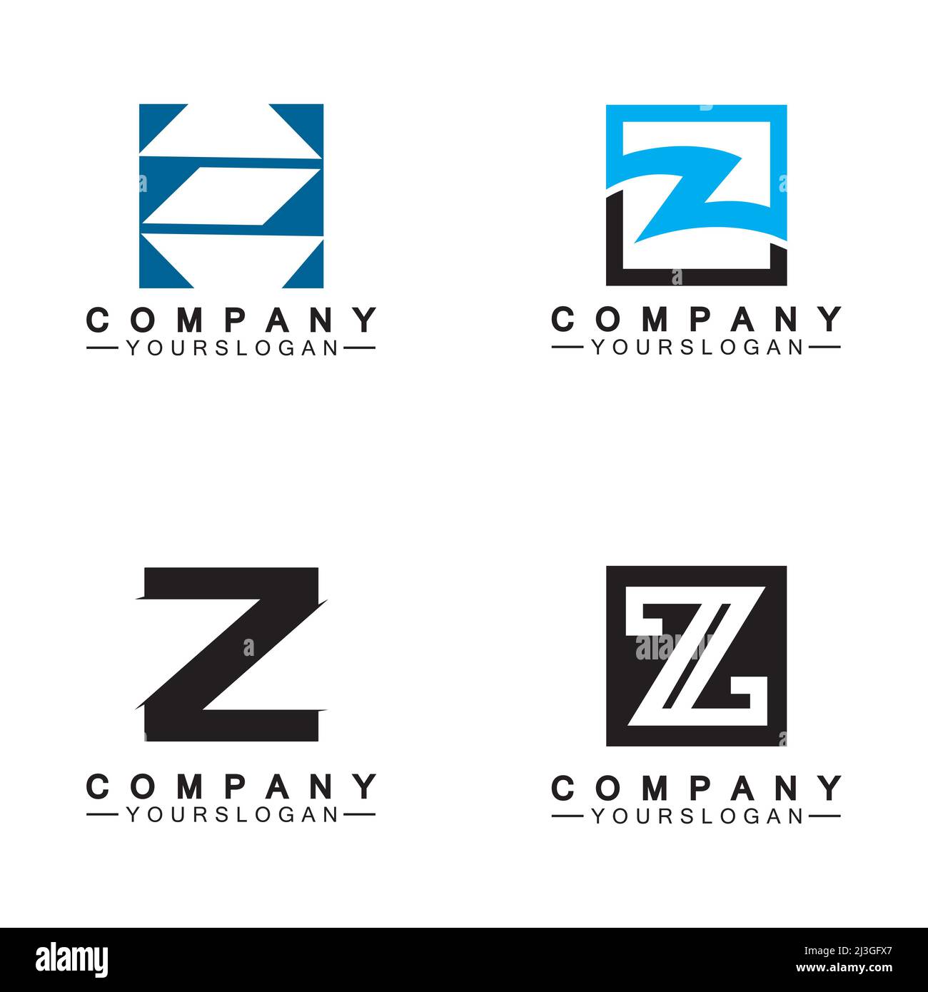 Z Letter Logo concept.Z letter creative fonts monogram icon symbol