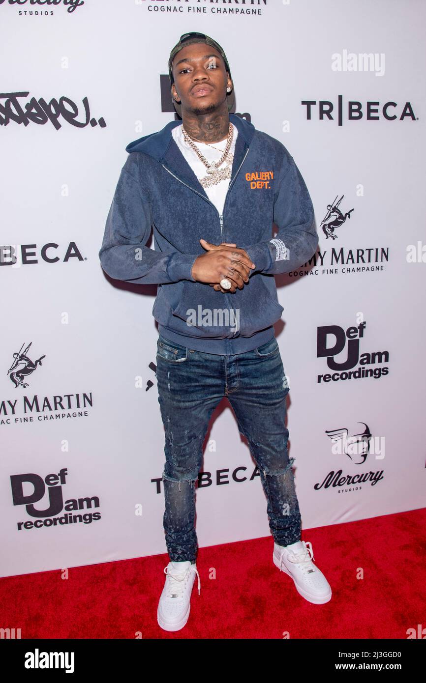 26ar attends the world premiere of "Mixtape" at United Palace Theater ...
