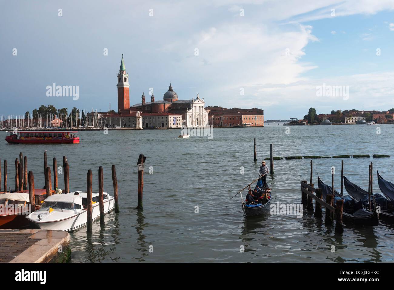 Venetian Lagoon, Venice;, Italy Stock Photo