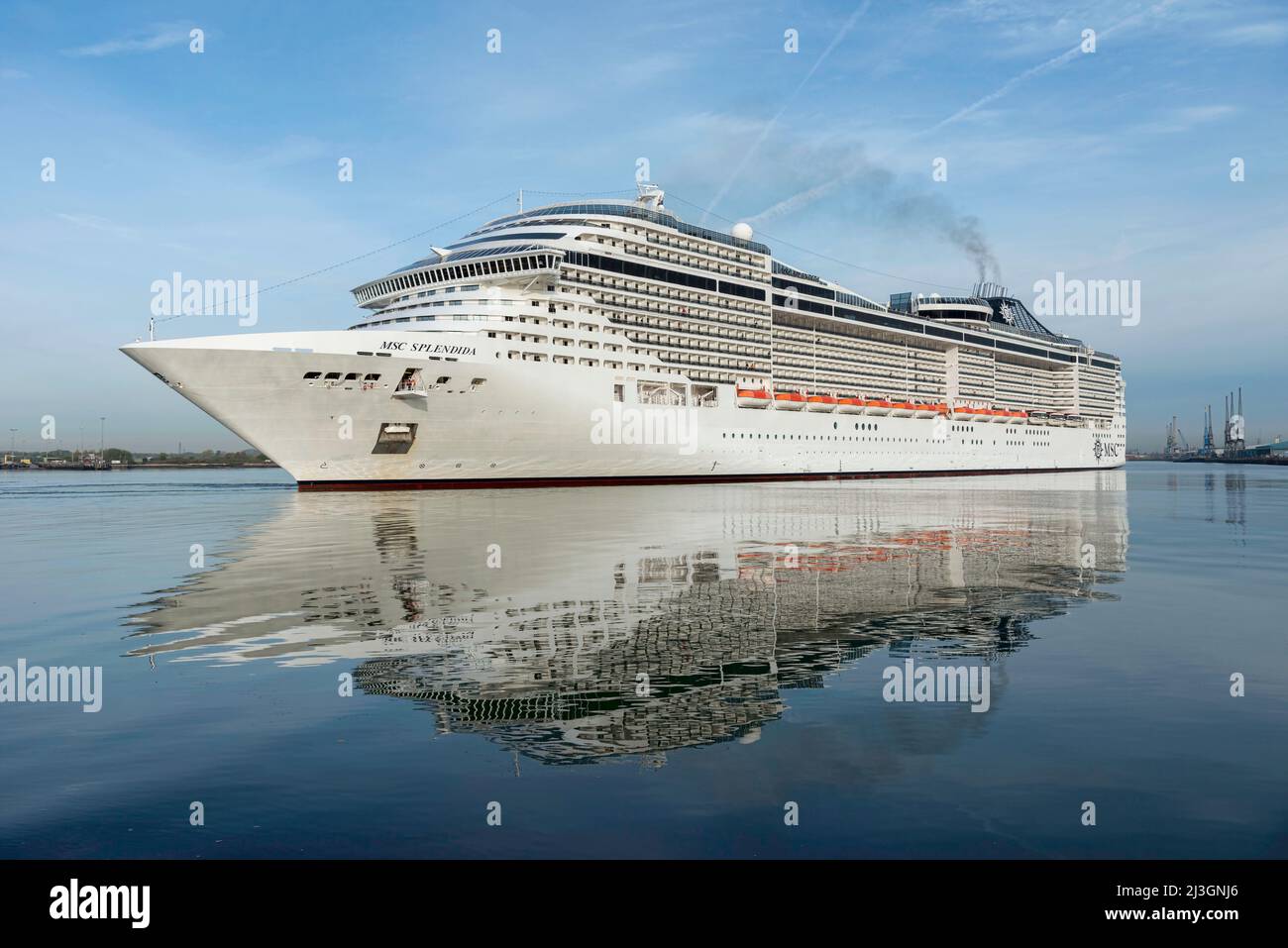 MSC Splendida is a cruise ship operated by MSC Cruises - May 2016 Stock ...