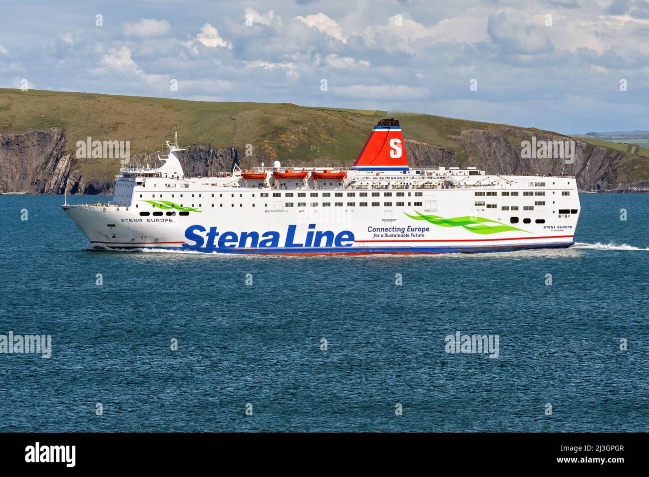 Stena Europe is a ferry operated by Stena Line on the Irish Sea route