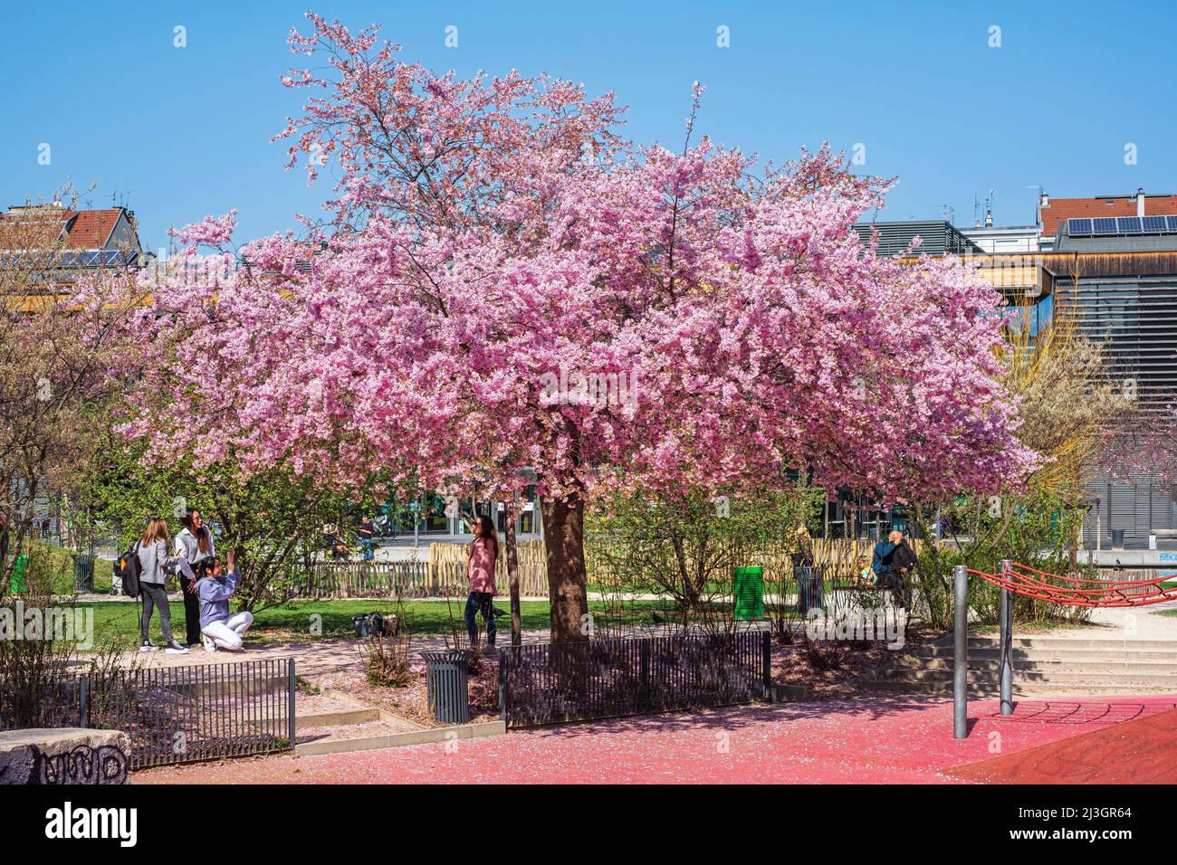 France, Isere, Grenoble, Vallons Garden (ecogarden) In The Heart Of The 