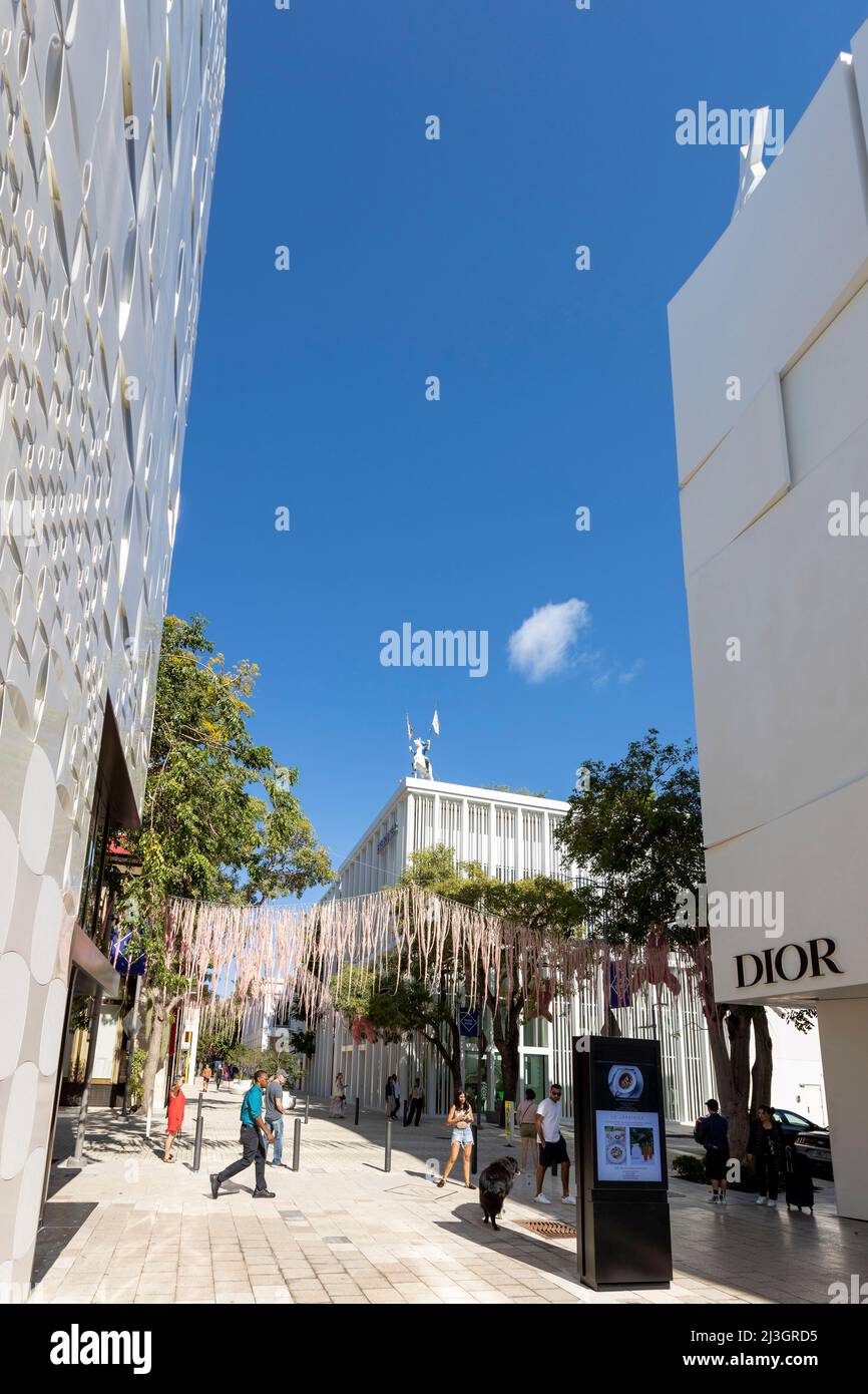 United States, Florida, Miami, Design district, Dior boutique in the Palm  Court in the Art Design District Stock Photo - Alamy