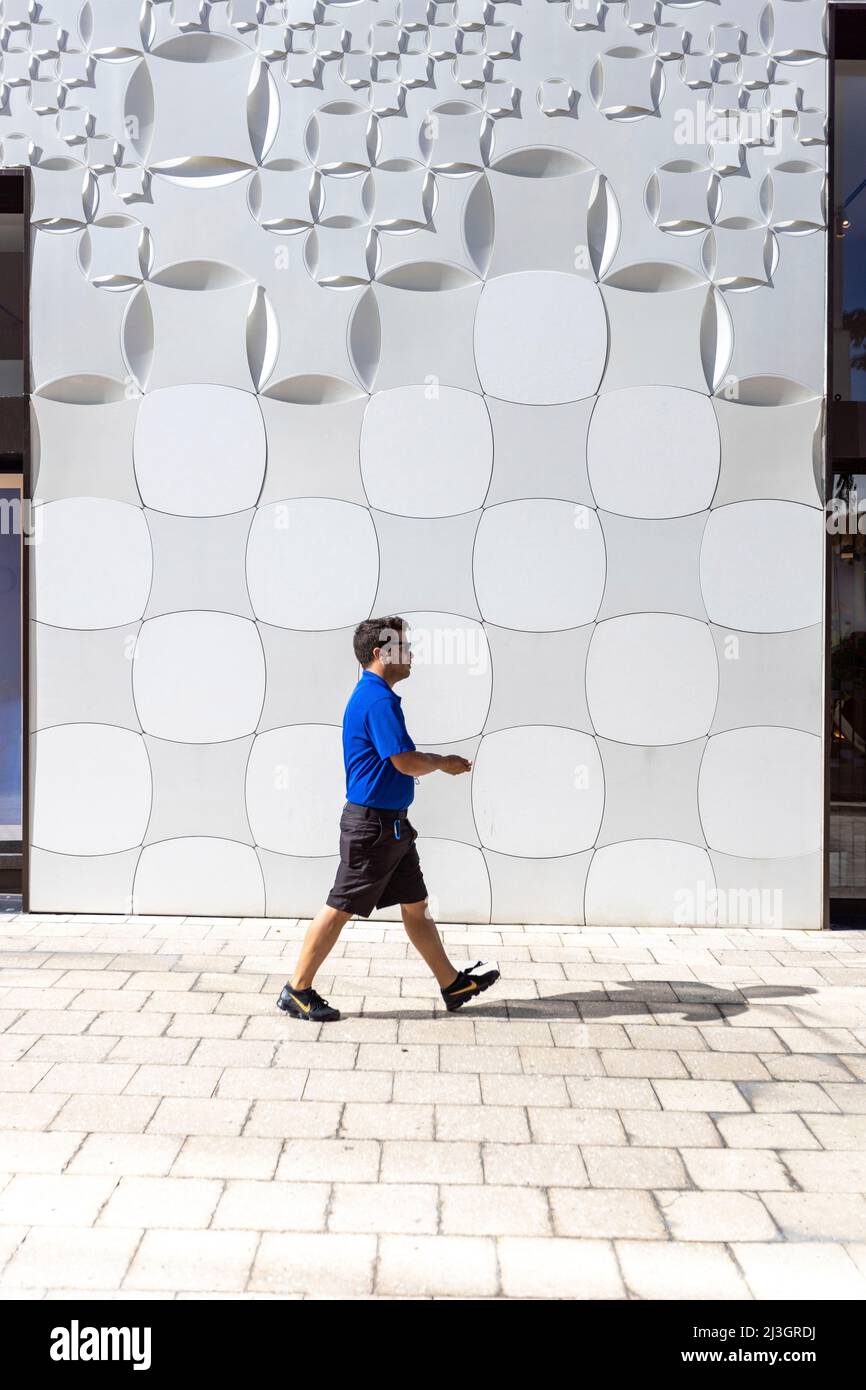 United States, Florida, Miami, Design district, Palm Court in the Art