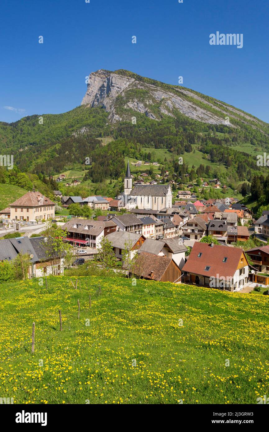 France, Isere, village of Saint Pierre d'Entremont in the Chartreuse  natural regional park Stock Photo - Alamy