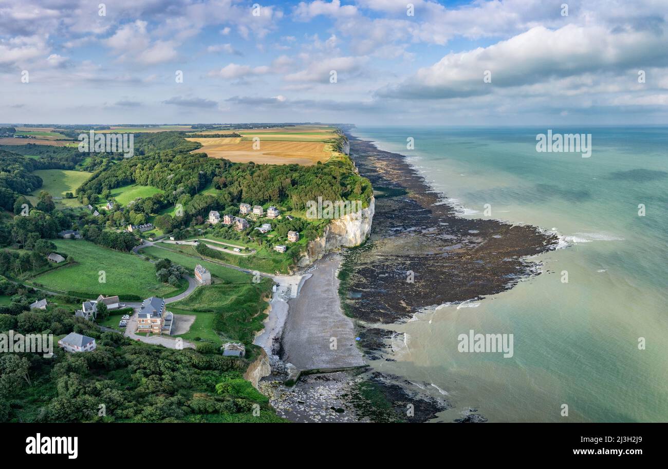 France, Seine Maritime, Saint Pierre en Port (aerial view Stock Photo -  Alamy