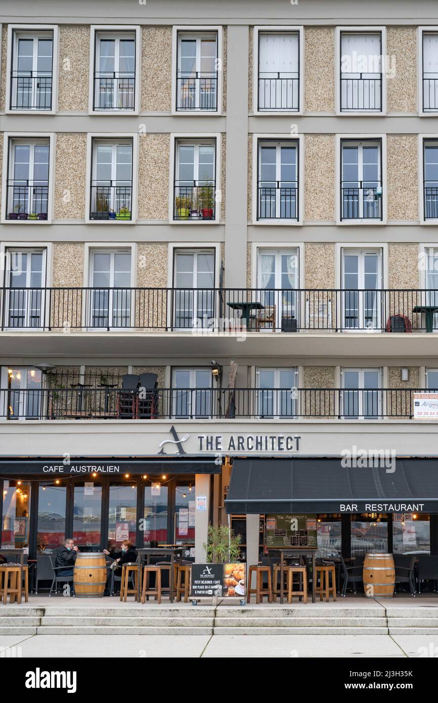France, Seine Maritime, Le Havre, The Architect, Australian cafe Stock Photo Alamy