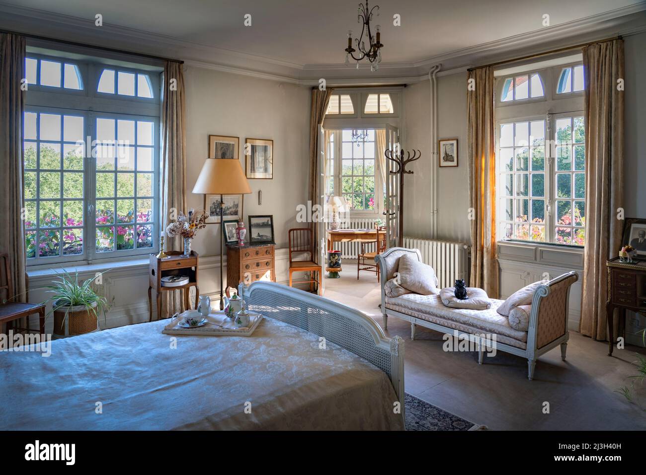 France, Normandie, Calvados, Cote Fleurie, Deauville, Villa