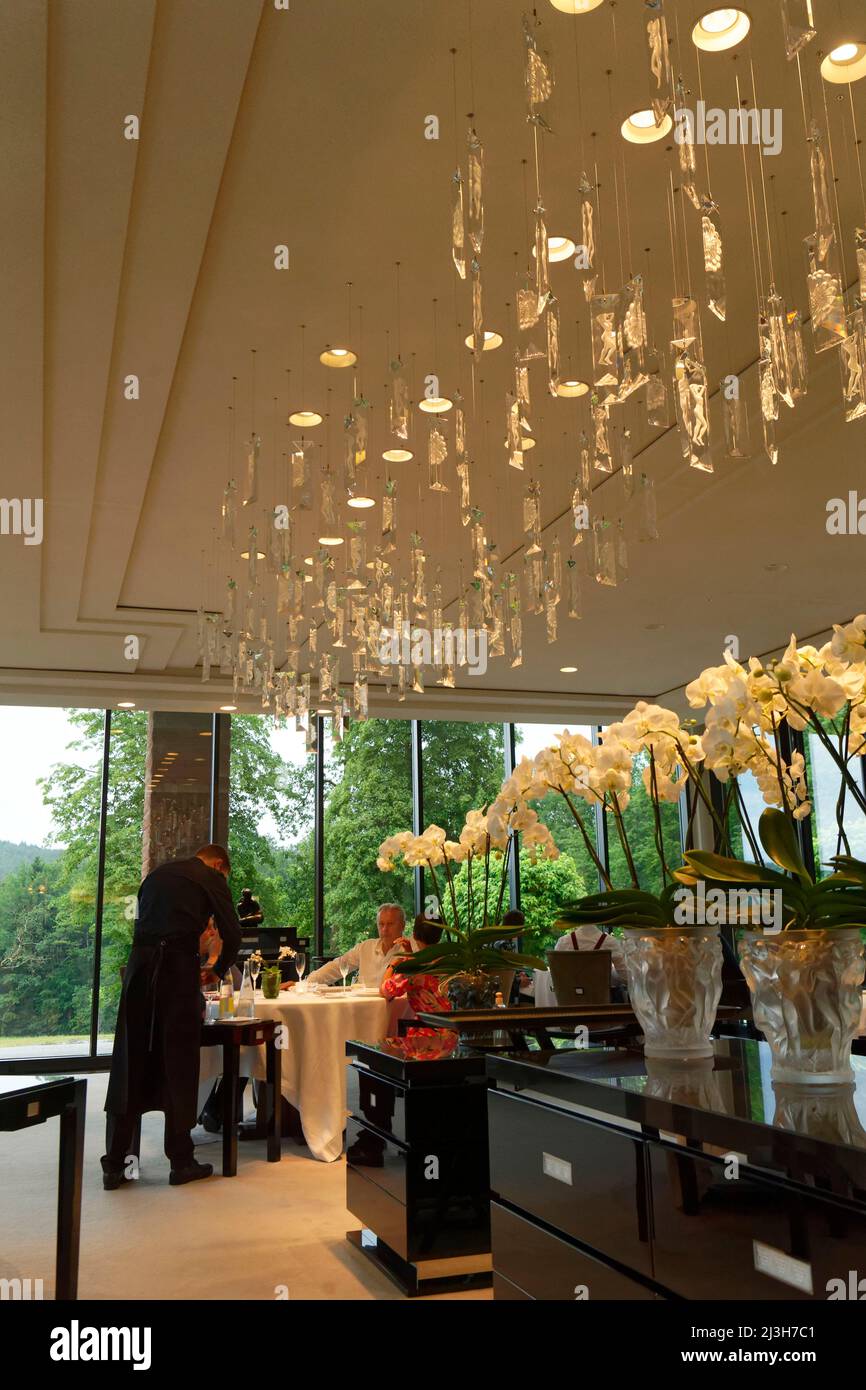 France, Bas Rhin, Wingen sur Moder, Villa Rene Lalique, restaurant 2 stars  MICHELIN Stock Photo - Alamy