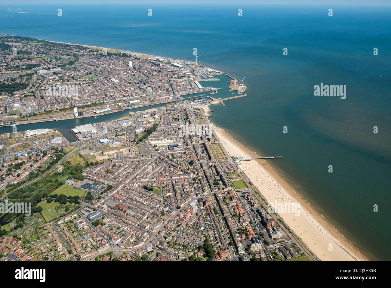 Lowestoft, Suffolk, 2016. The town, harbour, sea front, Heritage Action Zone and High Street Heritage Action Zone. Stock Photo