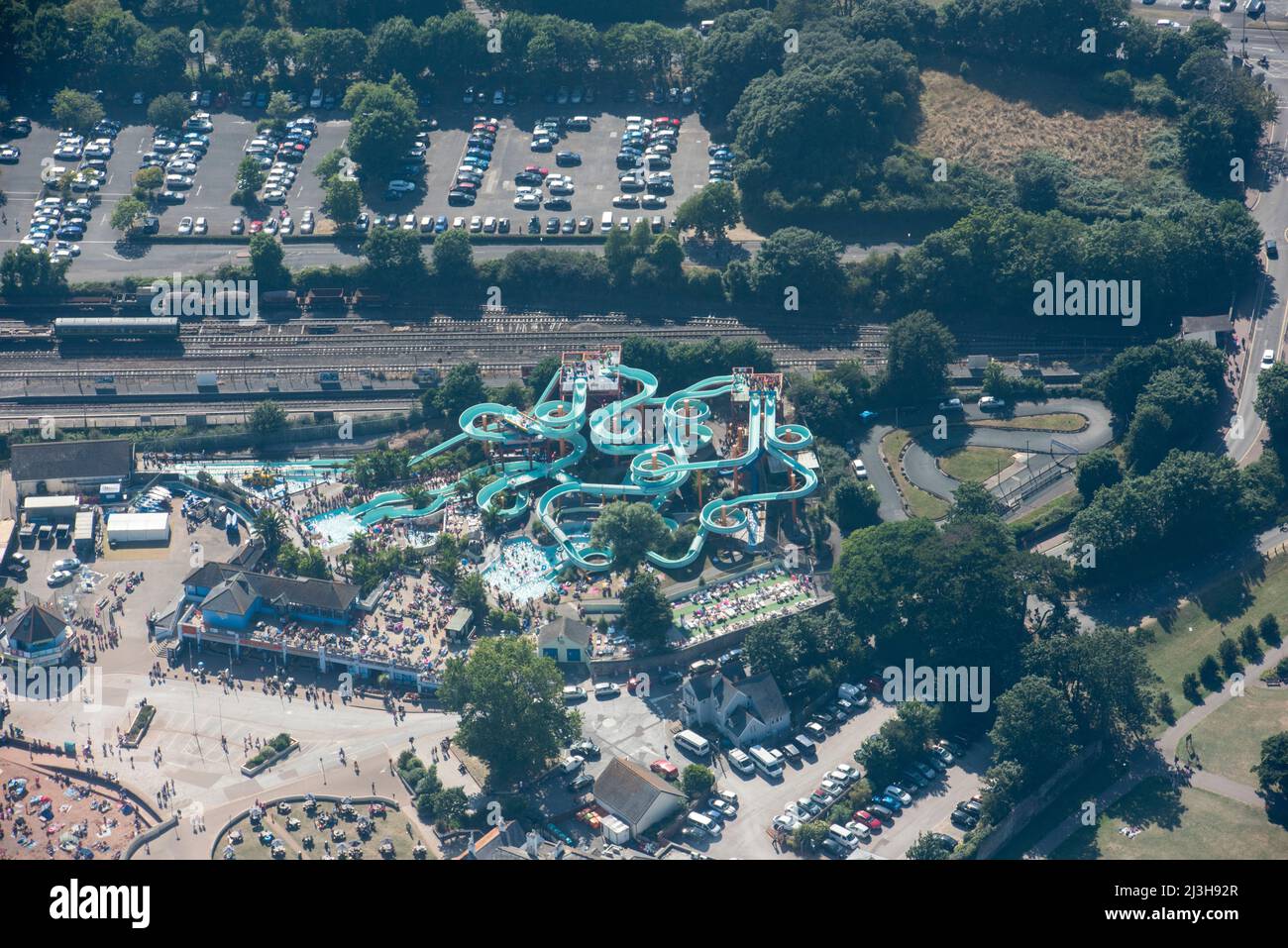 Splashdown Quaywest, the largest outdoor waterpark in the UK