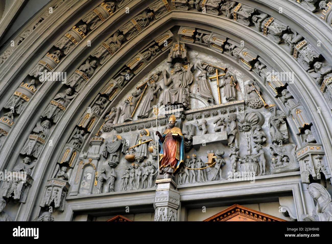 Switzerland, canton of Fribourg, Fribourg, Saint Nicolas cathedral
