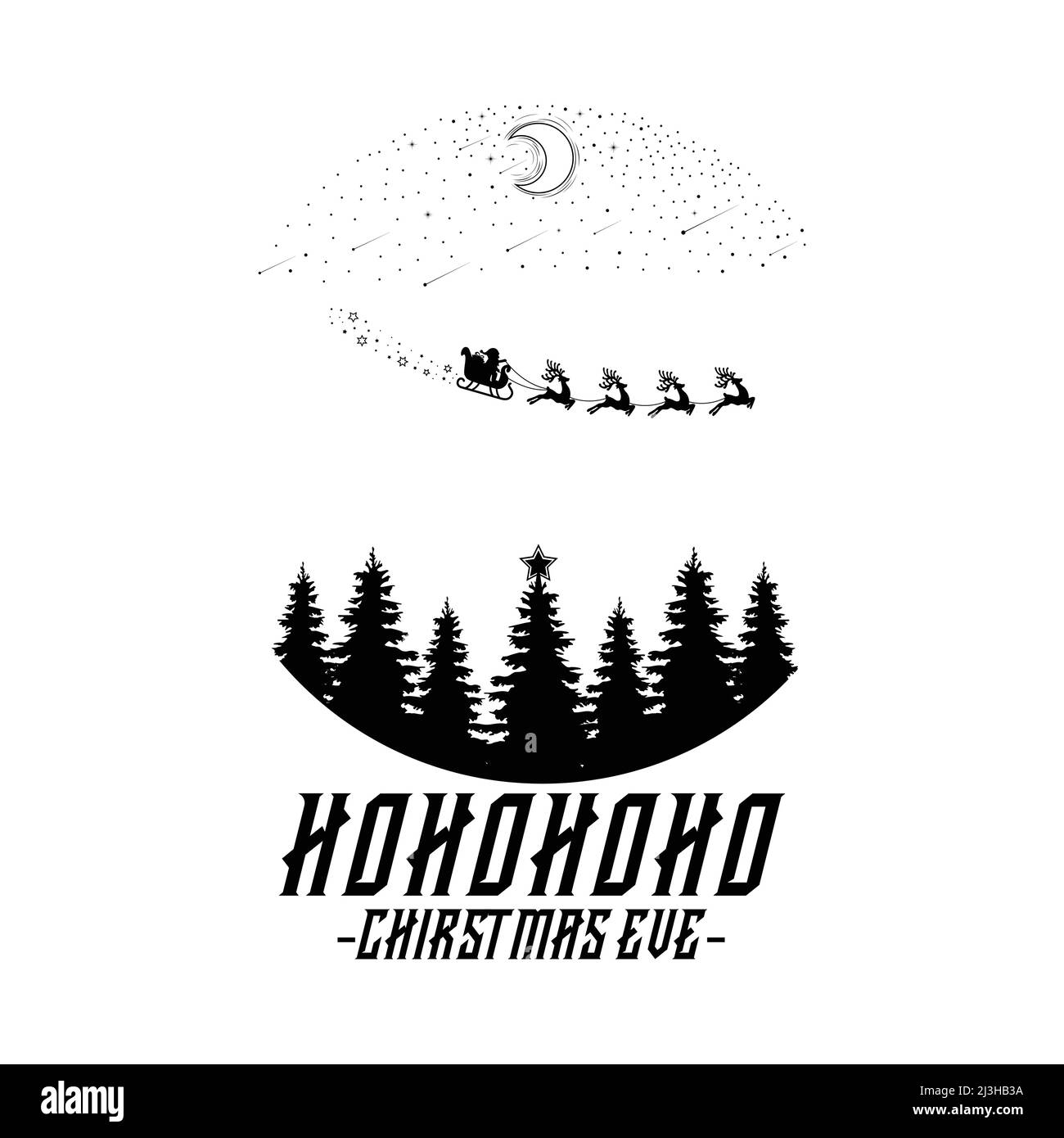 christmas-eve-vector-design-stock-vector-image-art-alamy