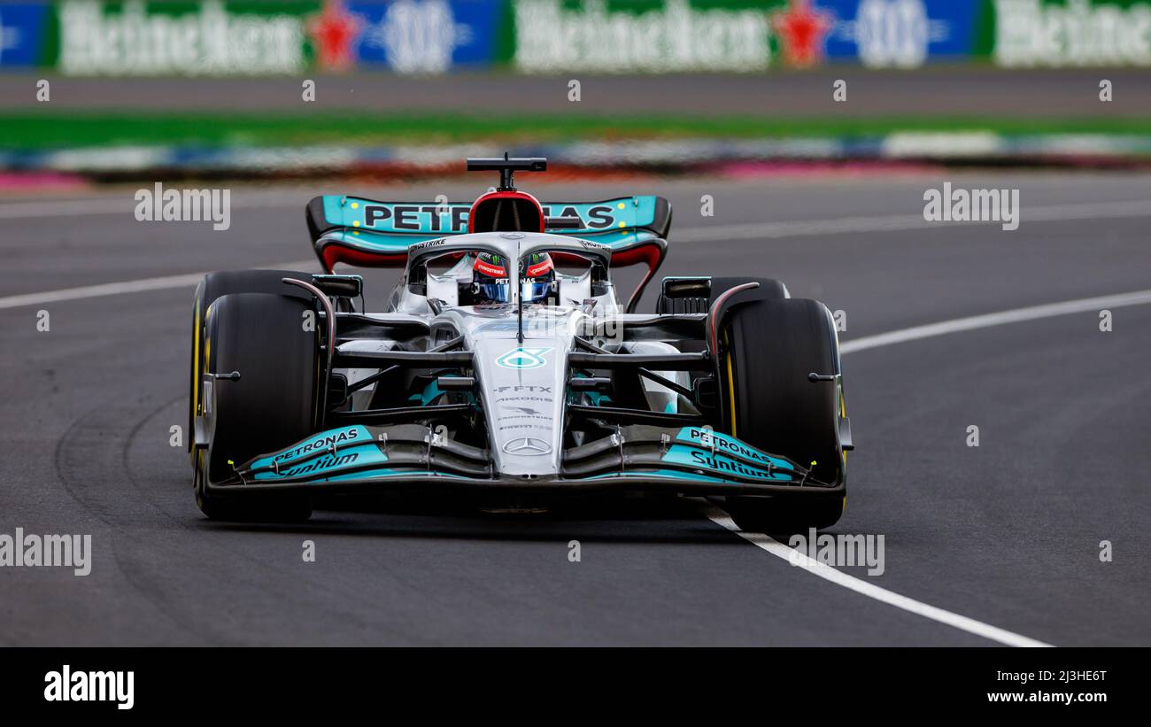 Melbourne, Australia. 08th Apr, 2022. Russell (GBR) of team